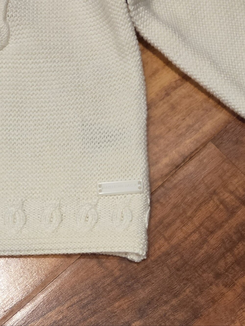 Janie and Jack NWT Newborn Cableknit Sweater and Pants Set and Forest Bodysuit - Picture 4 of 11